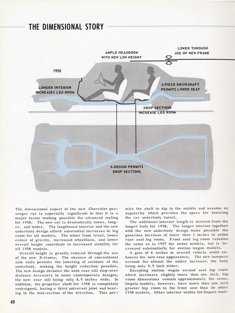 1958 Chevrolet Engineering Features Booklet Page 19